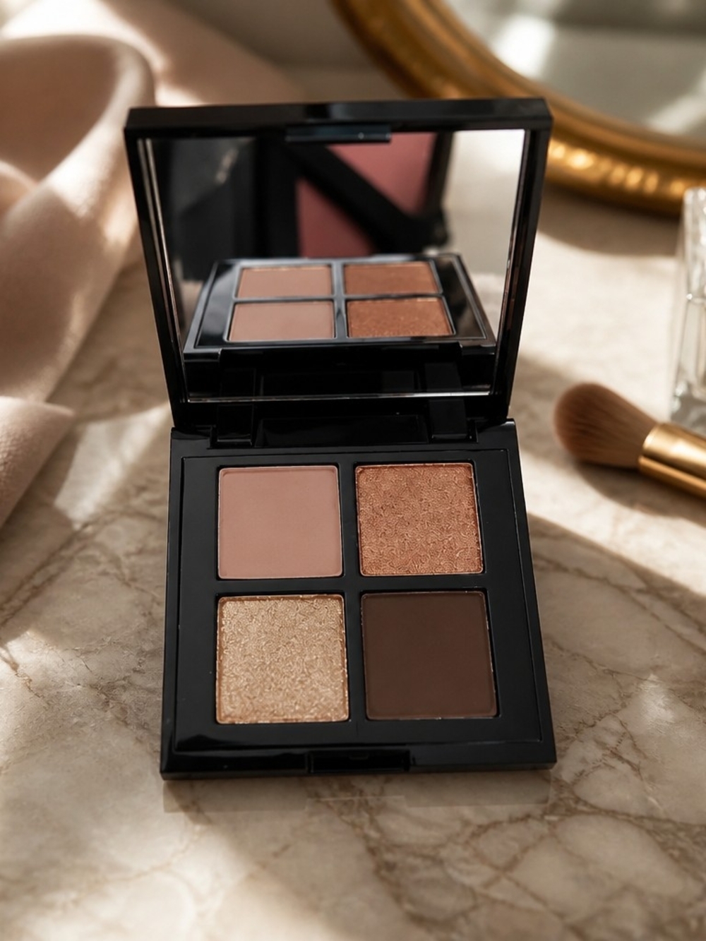 Lancome Neutral Brown & Gold Eyeshadow Quartet